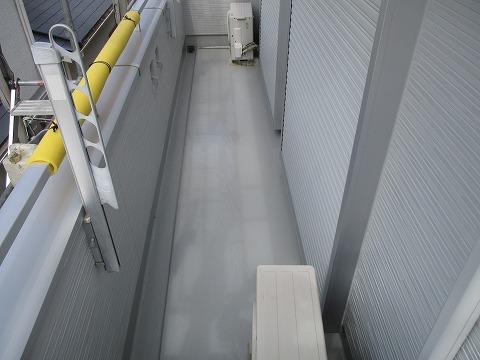 知多郡S様邸 ベランダFRP床 完了